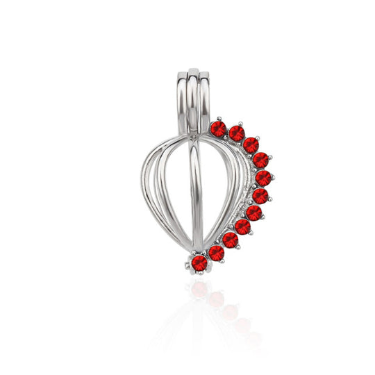 Keepsake Red Gem Charm Bracelet