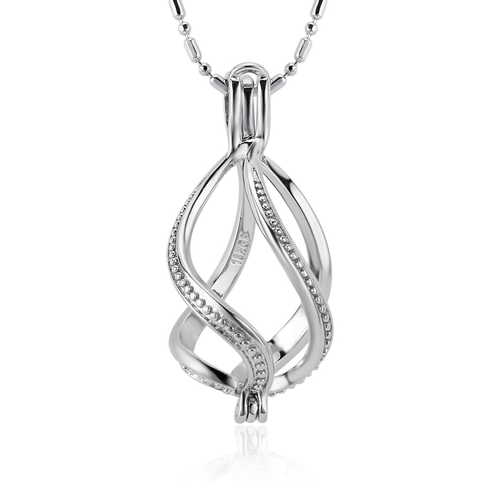 14MM Elegant LG Drop Keepsake Necklace