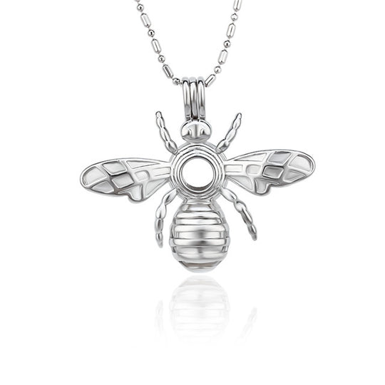 DIY Bee Keepsake Pearl Discover Necklace