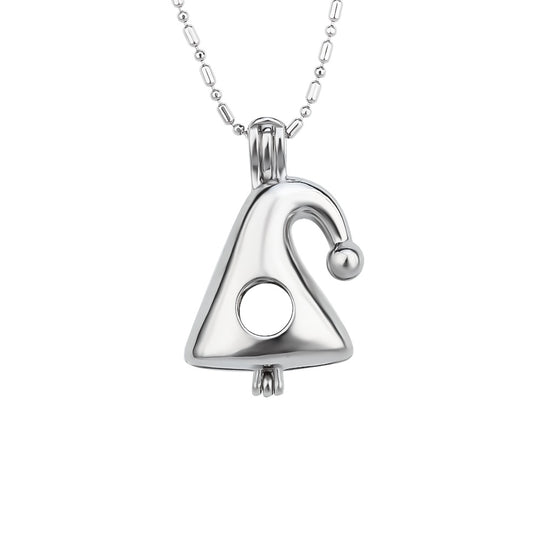 DIY Santa Hat Keepsake Pearl Discover Necklace