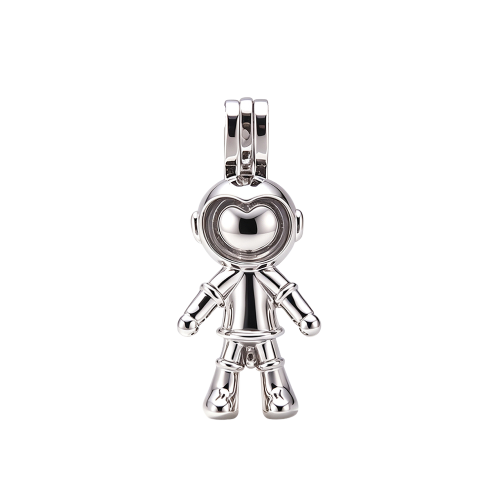 Astronaut Keepsake Cage Pendant