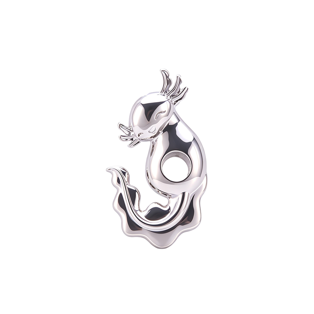 Axolotl Bracelet with Keepsake Cage Pendant