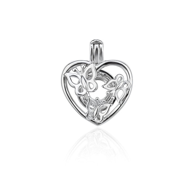 Keepsake Butterfly Heart Charm Bracelet
