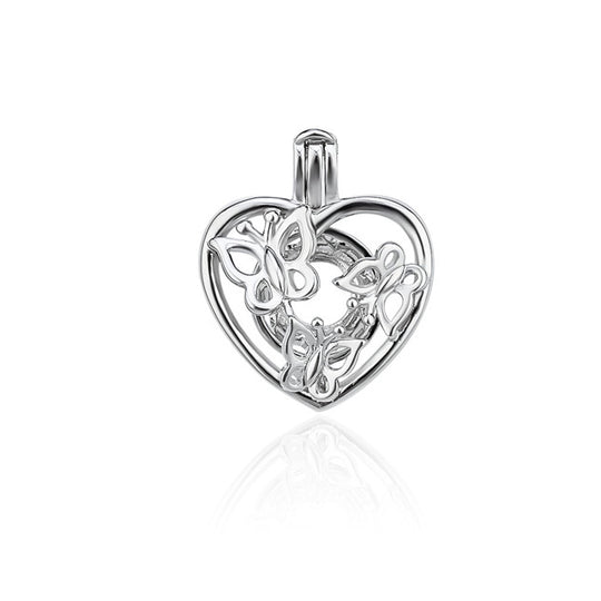 Keepsake Butterfly Heart Charm Bracelet