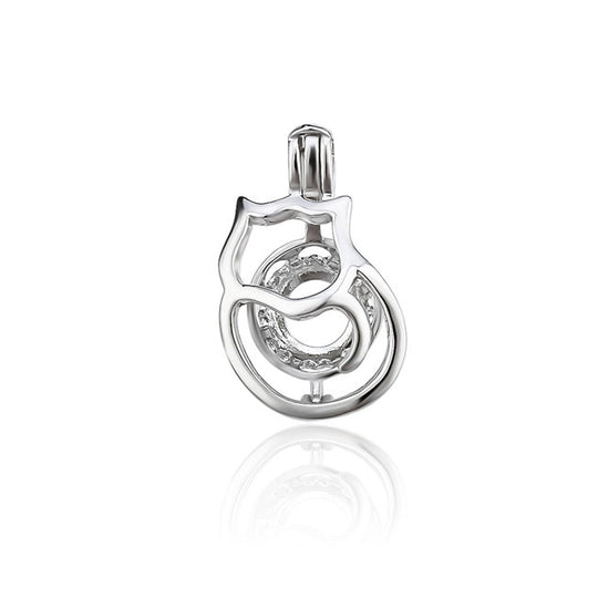 Keepsake Cat Outline Charm Bracelet