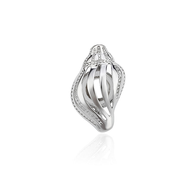 Keepsake Conch Shell Pearl Cage Charm (Charm Only — Bracelet or Necklace Not Included)