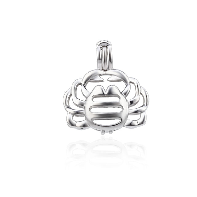 Keepsake Crab Pearl Cage Charm (Charm Only — Bracelet or Necklace Not Included)
