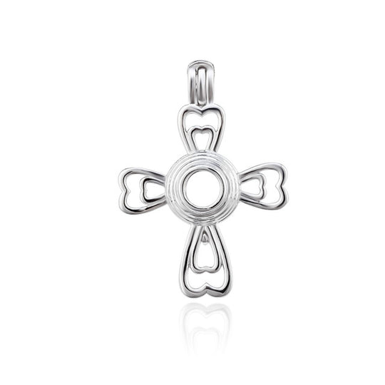 Keepsake Cross Heart Charm Bracelet