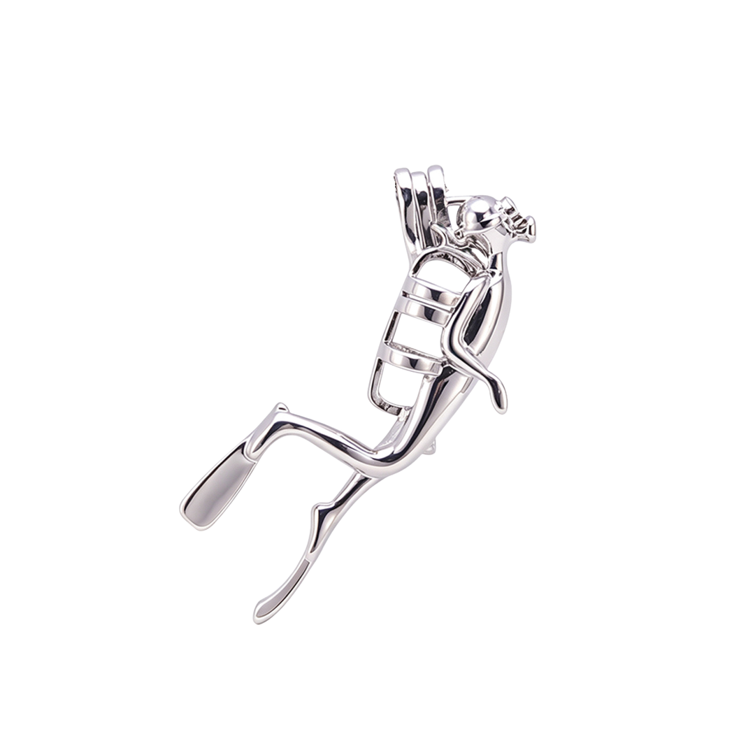 Diver Keepsake Cage Pendant