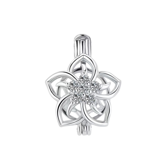 Keepsake Flower Jewel Charm Bracelet