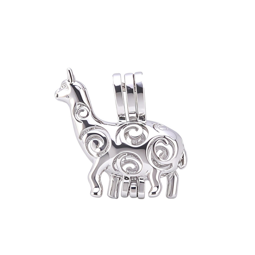 Llama Keepsake Cage Pendant
