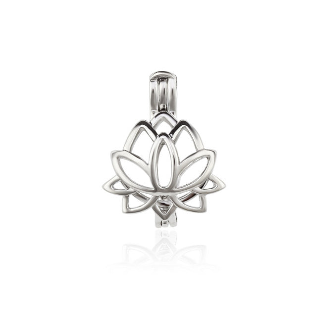 Keepsake Lotus Pearl Cage Charm (Charm Only — Bracelet or Necklace Not Included)