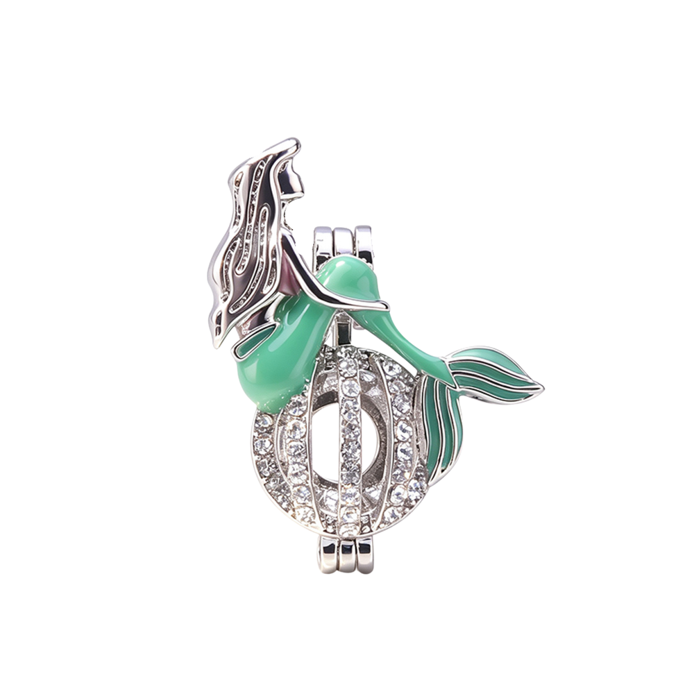 Mermaid2 Keepsake Cage Pendant