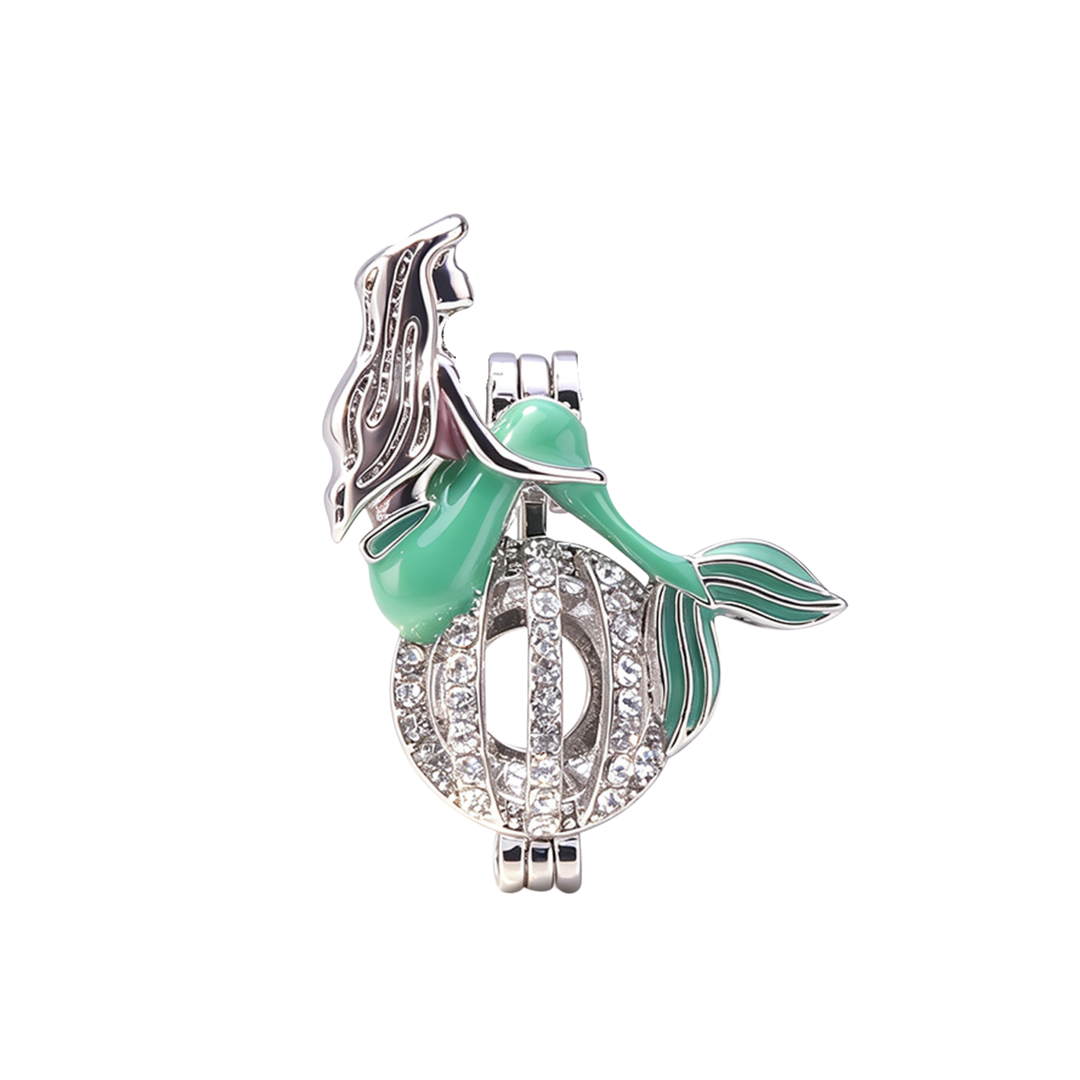 Mermaid2 Keepsake Cage Pendant