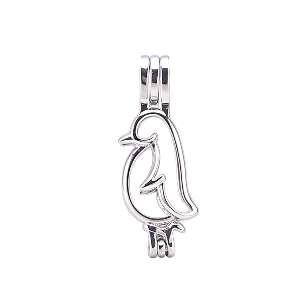Penguin2 Keepsake Cage Pendant