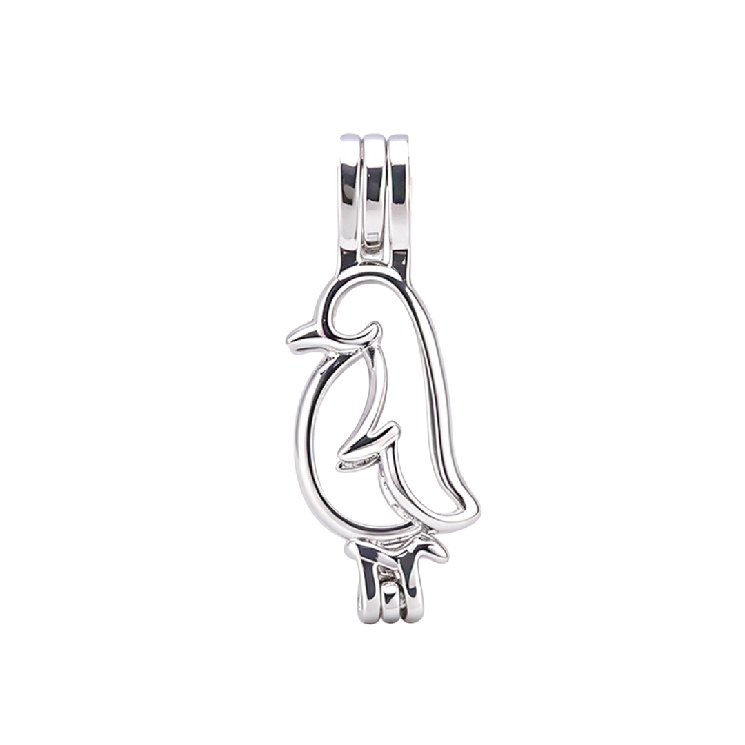 Penguin2 Keepsake Cage Pendant