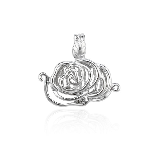 Keepsake Rose Petals Pearl Cage Charm (Charm Only — Bracelet or Necklace Not Included)