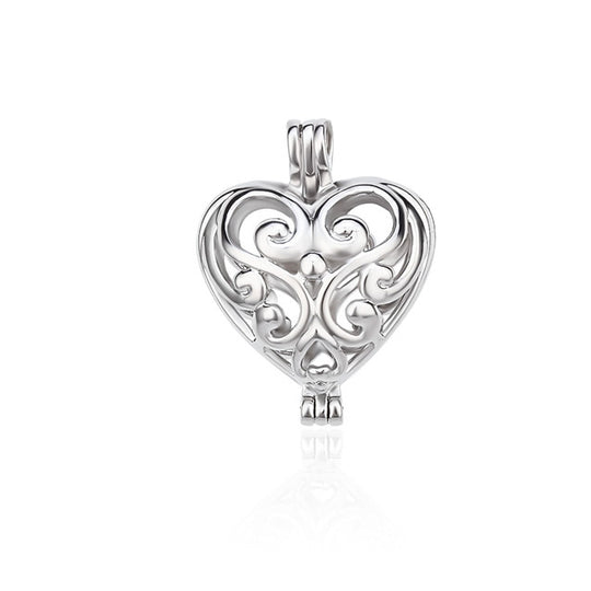 Keepsake Swirl Heart Charm Bracelet