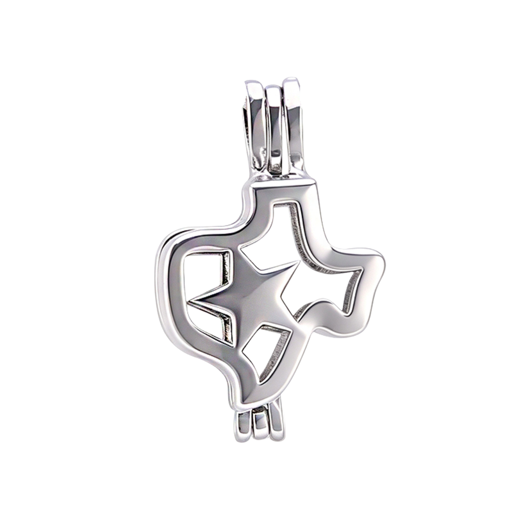 Texas Keepsake Cage Pendant (CHARM ONLY)