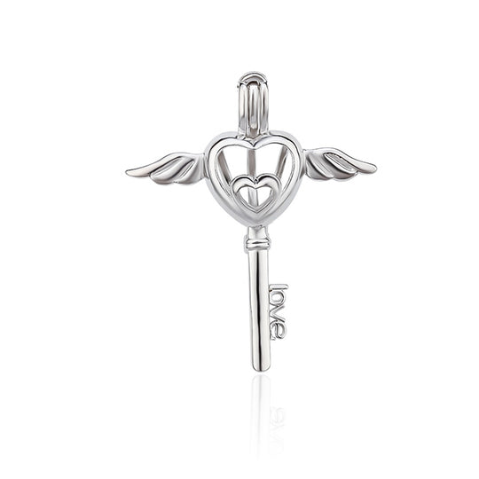 Keepsake Winged Key Charm Bracelet
