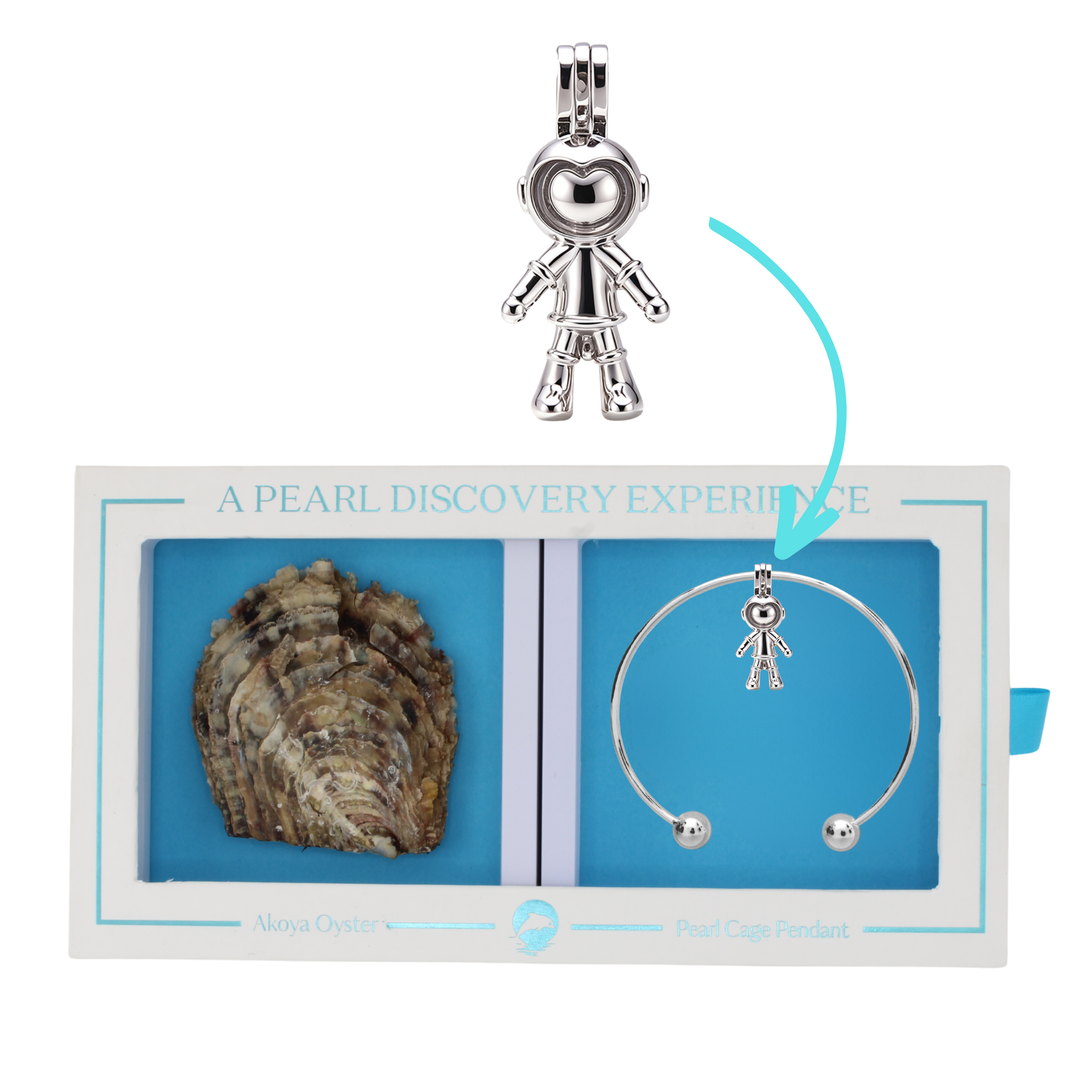 DIY Bracelet Astronaut Keepsake Cage Pendant