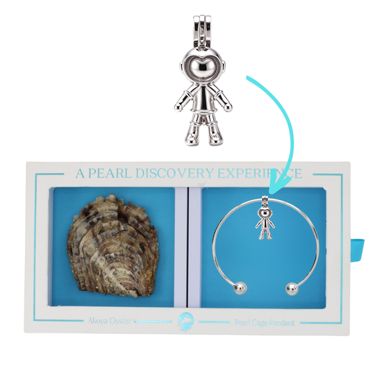 DIY Bracelet Astronaut Keepsake Cage Pendant