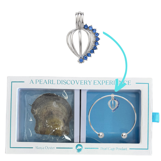 DIY Blue Gem Charm Bracelet