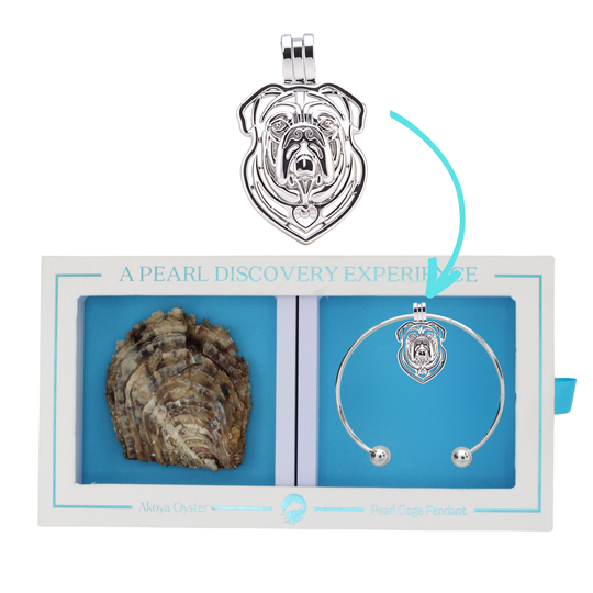 DIY Bracelet Bulldog Keepsake Cage Pendant