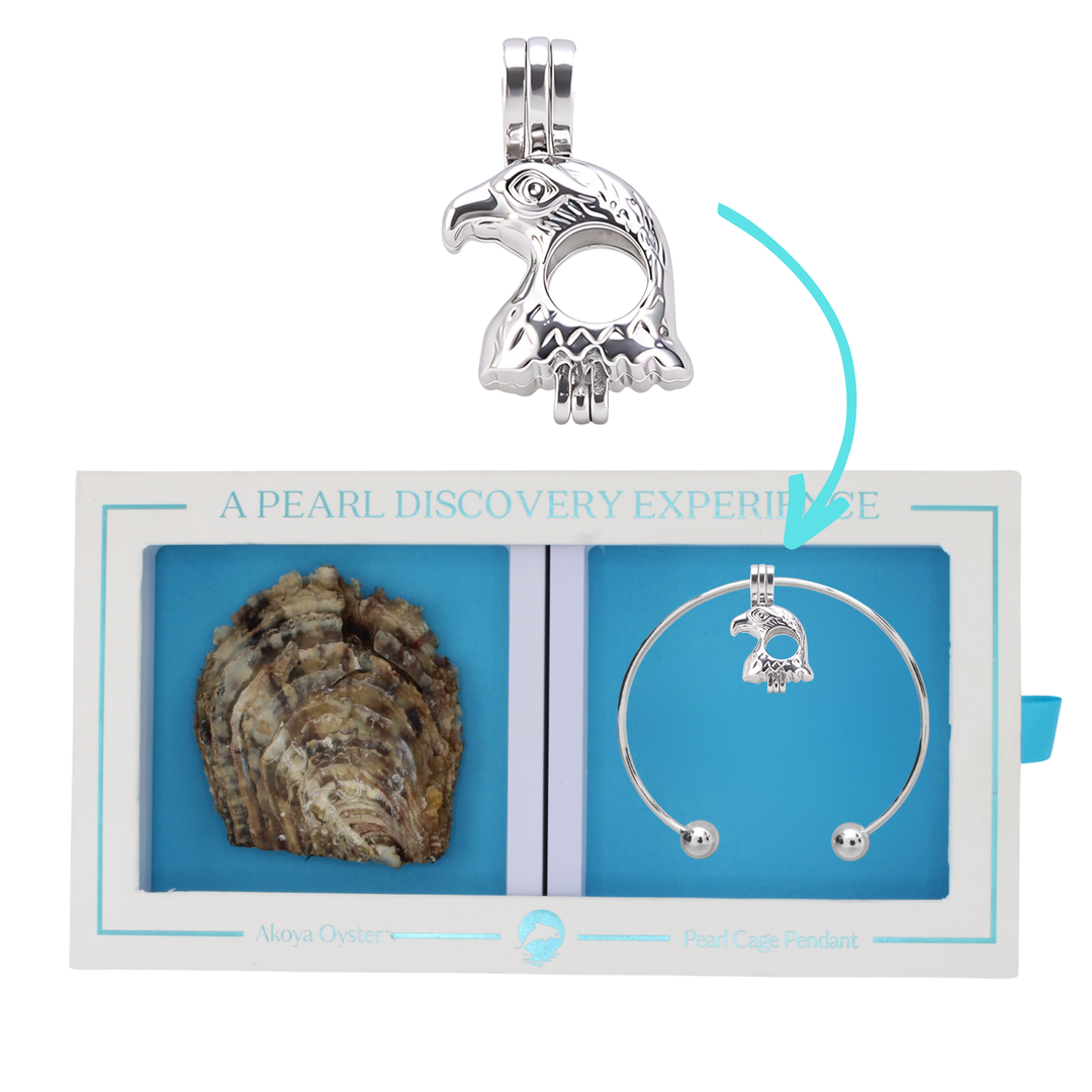DIY Bracelet Eagle Keepsake Cage Pendant