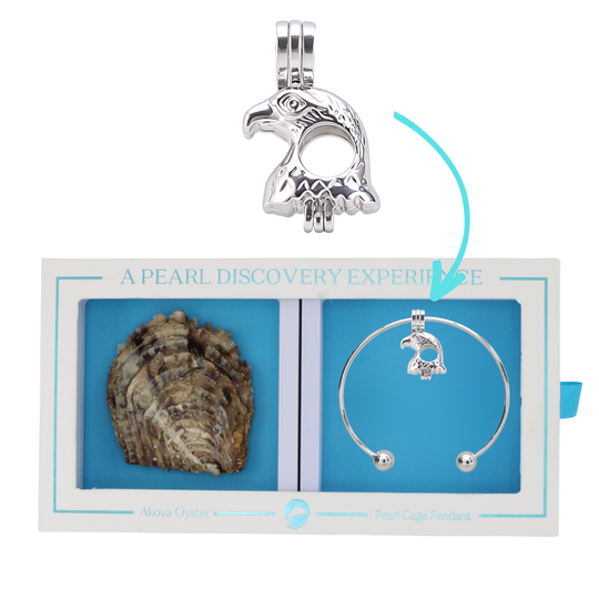 DIY Bracelet Eagle Keepsake Cage Pendant