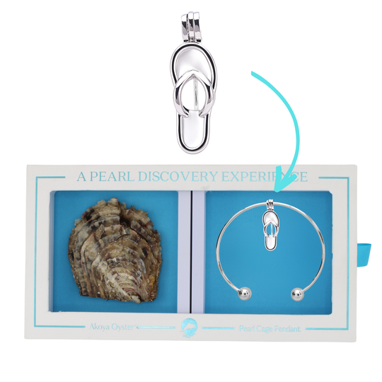 DIY Bracelet Flip Flops 2 Keepsake Cage Pendant
