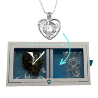 DIY BUTTERFLY HEART Pearl Discover Necklace