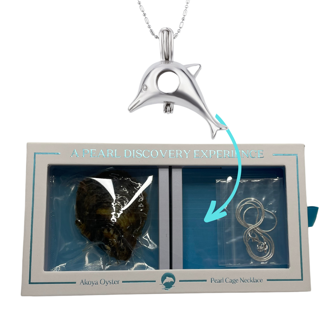DIY DOLPHIN Pearl Discover Necklace
