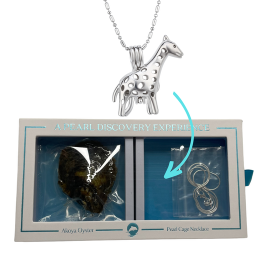DIY Giraffe Keepsake Pearl Discover Necklace