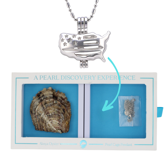 DIY USA Keepsake Cage Pendant