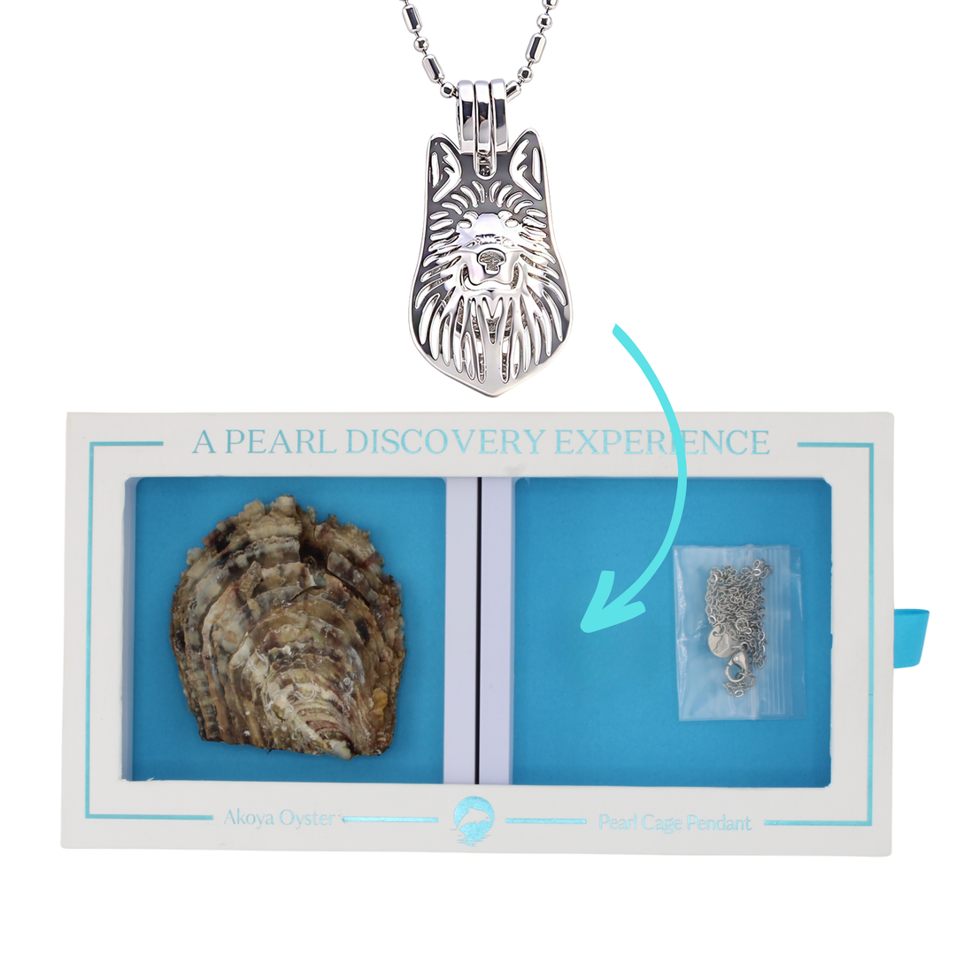 DIY Wolf Keepsake Cage Pendant