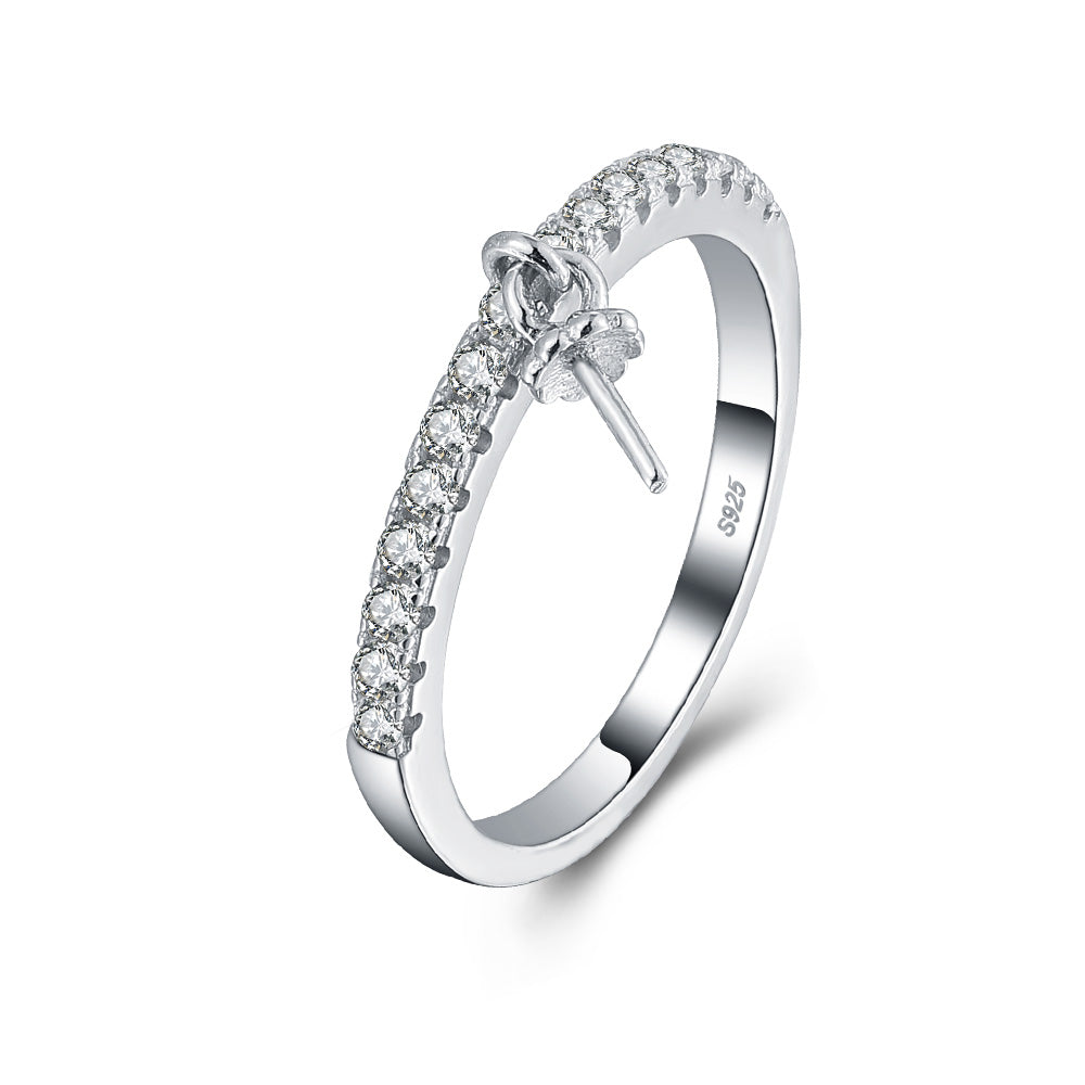 Drill HARMONY Ring, Sterling Silver,  Size is Adjustable