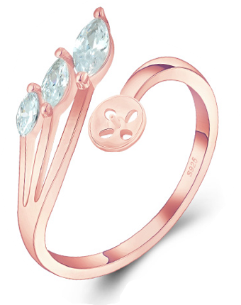 Drill SPARK Ring, Adjustable Size, Sterling Silver