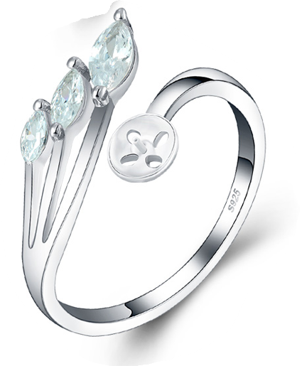 Drill SPARK Ring, Adjustable Size, Sterling Silver