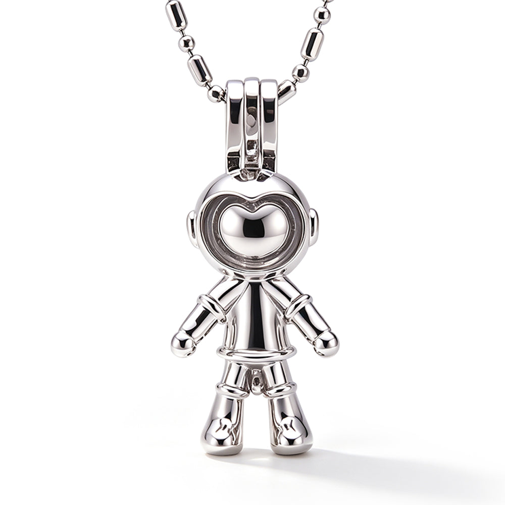 Astronaut Keepsake Cage Pendant