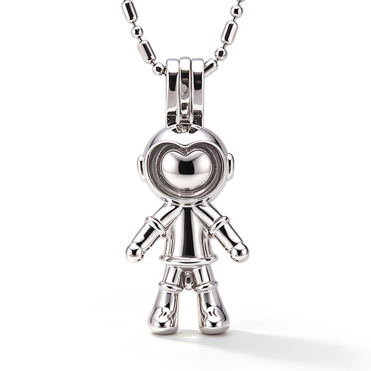 Astronaut Keepsake Cage Pendant
