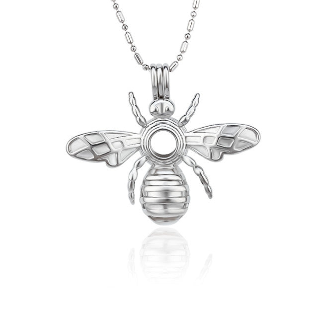 DIY Bee Keepsake Pearl Discover Necklace