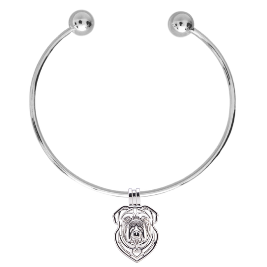 DIY Bracelet Bulldog Keepsake Cage Pendant