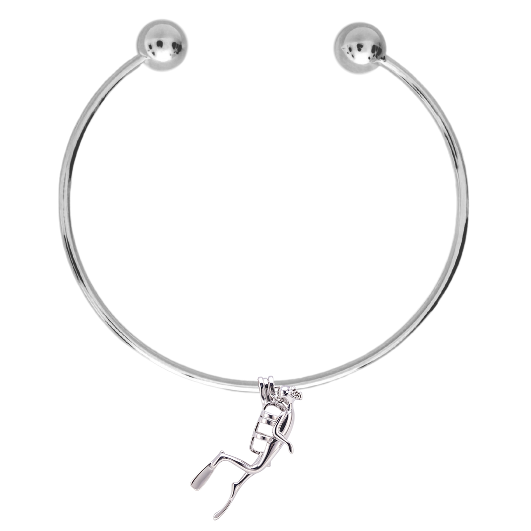 DIY Bracelet Diver Keepsake Cage Pendant