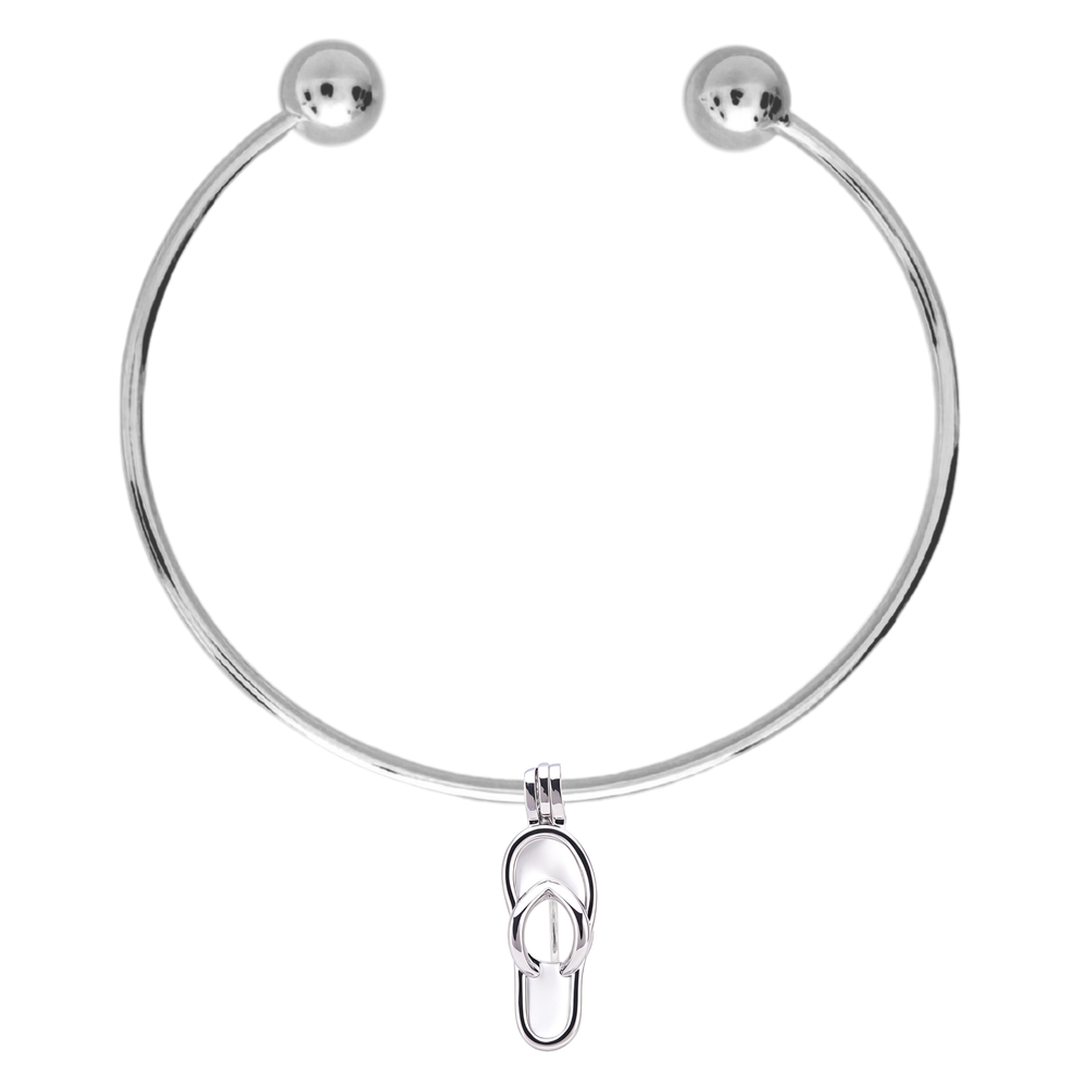 DIY Bracelet Flip Flops 2 Keepsake Cage Pendant
