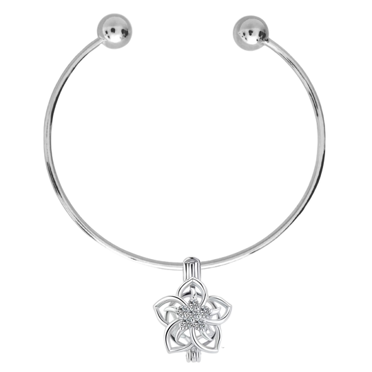 Keepsake Flower Jewel Charm Bracelet