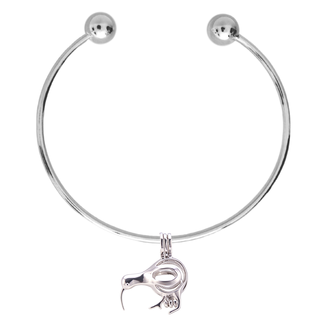 DIY Bracelet Kiwi Keepsake Cage Pendant
