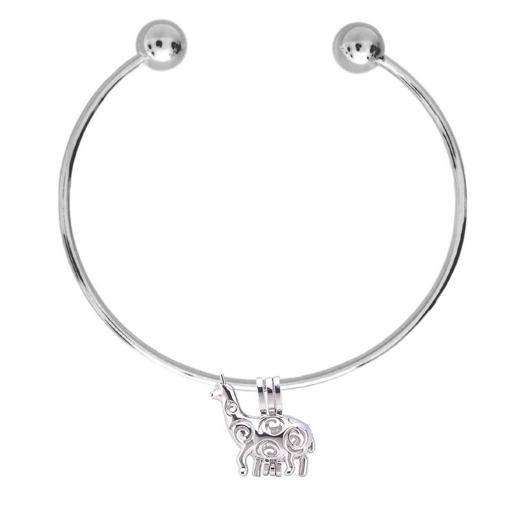 DIY Bracelet Llama Keepsake Cage Pendant