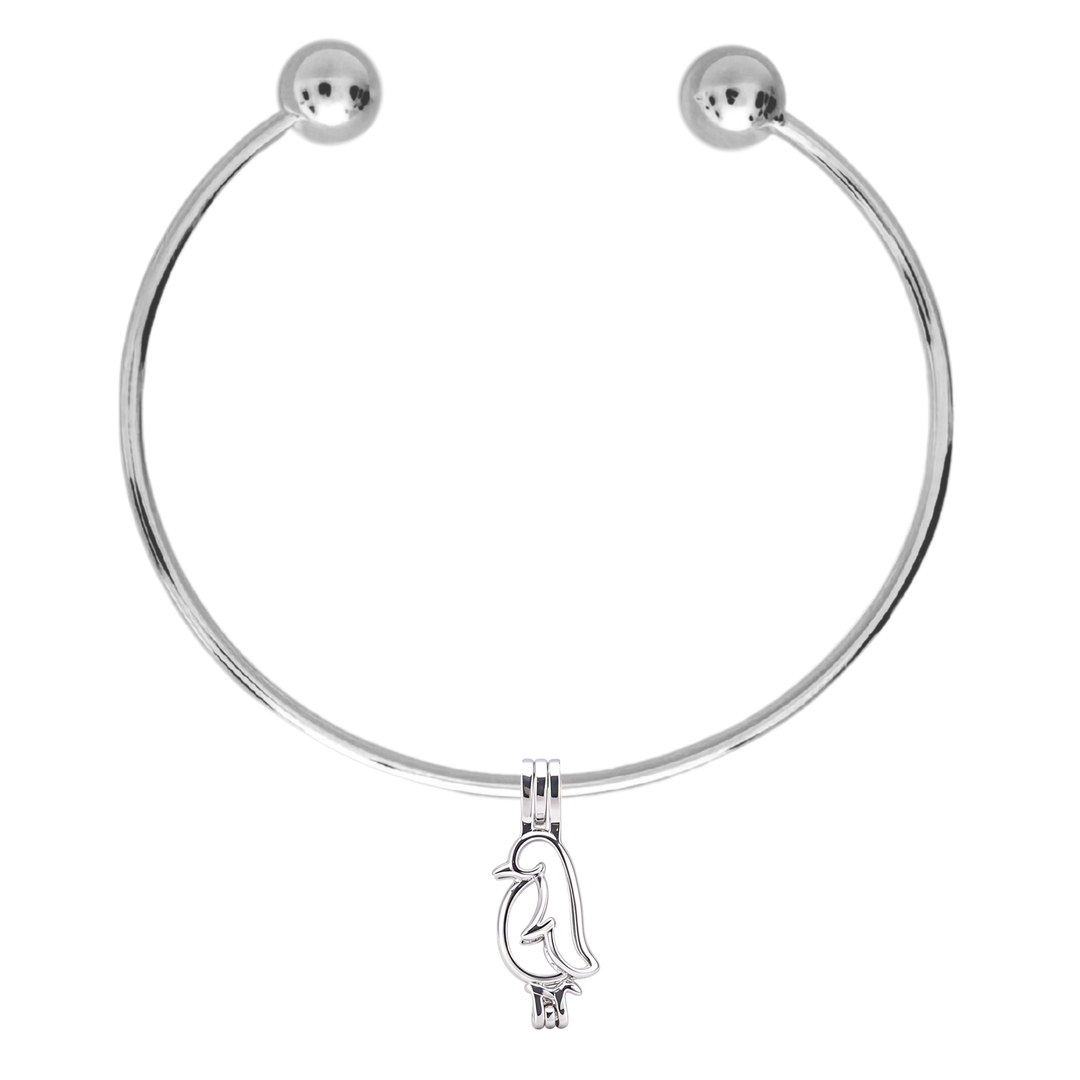 DIY Bracelet Penguin2 Keepsake Cage Pendant