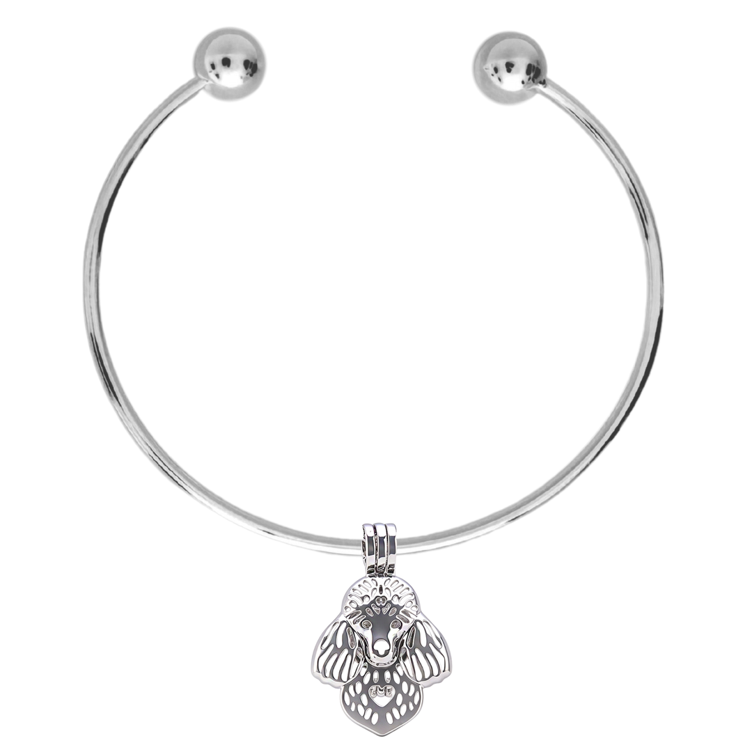 DIY Bracelet Poodle Keepsake Cage Pendant